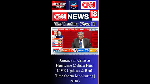 Jamaica in Crisis as Hurricane Melissa Hits | LIVE Updates & Real-Time Storm Monitoring | N18G