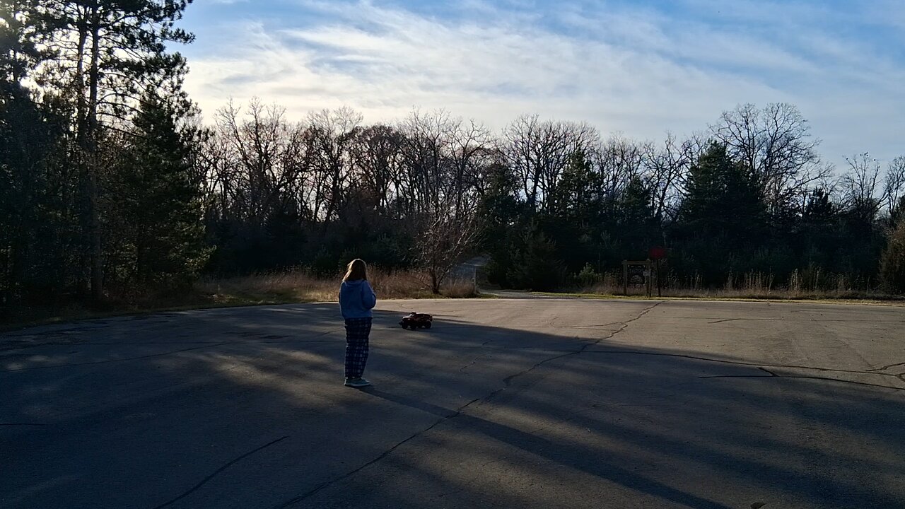 Playing with Grandpa's old R/C truck
