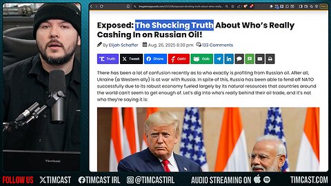 MAGA And MSM Accused Of Shilling For India Over Trump Tariffs | Tim Pool