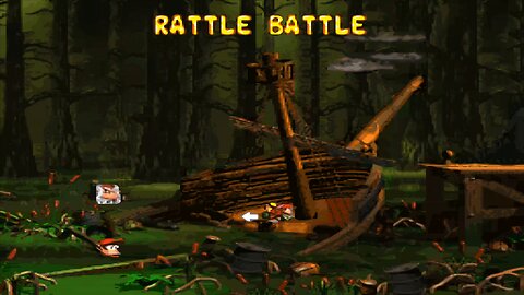 DONKEY KONG COUNTRY 2™ : DIDDY'S KONG QUEST™ / ACT 3. KREM QUAY / A3#4. RATTLE BATTLE! DK