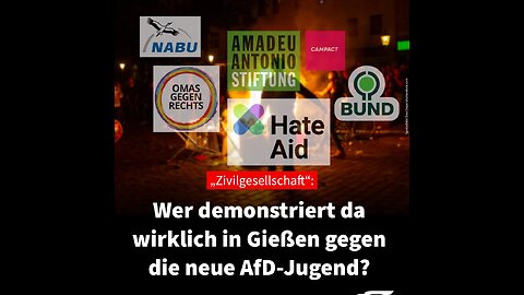📽 Antifa will Gießen abfackeln? Angst & Schrecken finanziert von...? / Live @DauerwelleDemoReport