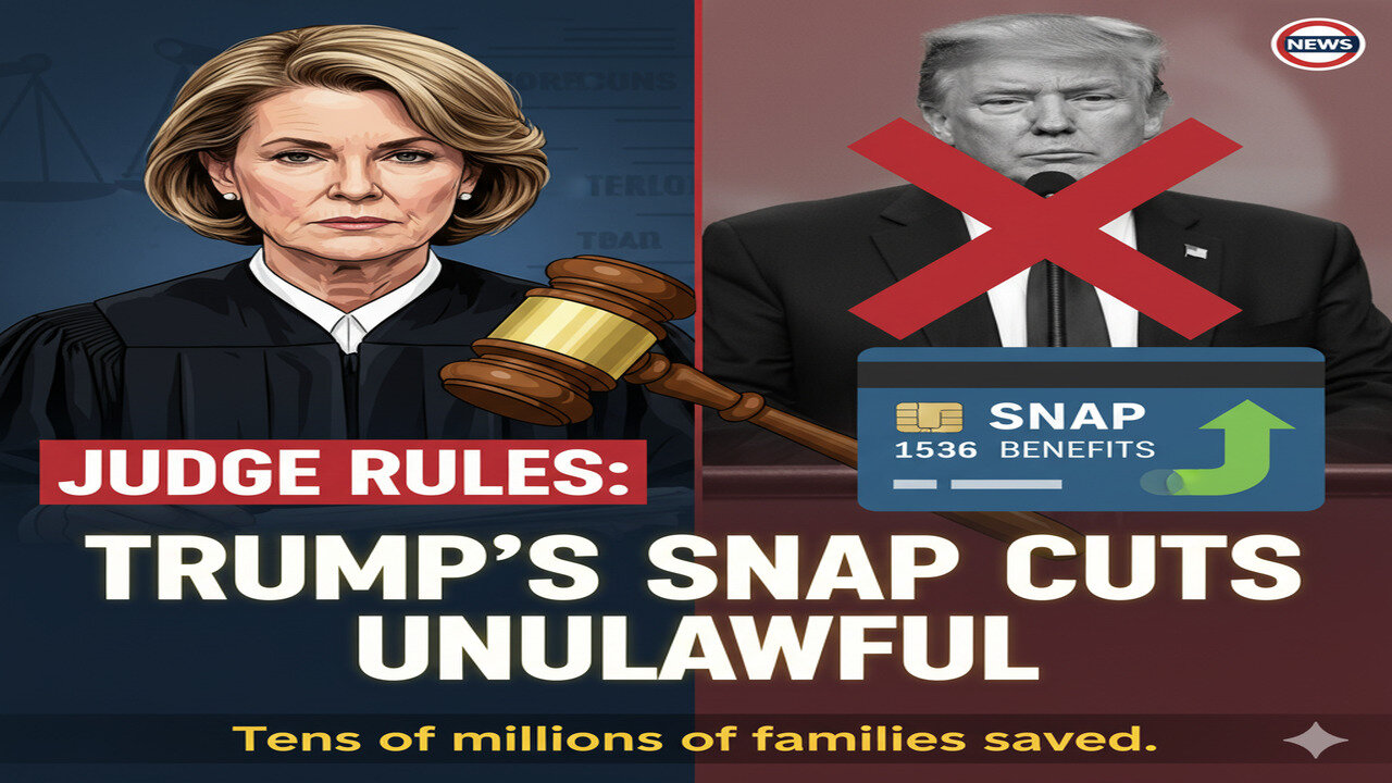 Judge rules Trump_s attempt to suspend SNAP funding is unlawful