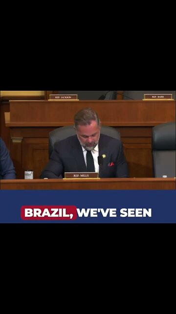 Estou cada vez mais alarmado com o declínio dos direitos humanos que vem sendo noticiado no Brasil por meio de censura e perseguição. Abordei isso com @SecRubio em uma audiência hoje.