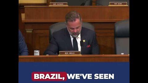 Estou cada vez mais alarmado com o declínio dos direitos humanos que vem sendo noticiado no Brasil por meio de censura e perseguição. Abordei isso com @SecRubio em uma audiência hoje.