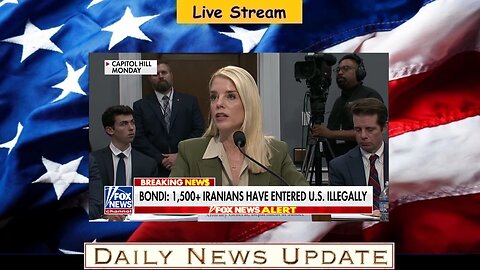 x388b: Fox News - Bondi sounds alarm on Iranian threat inside US: 'HIGH ALERT'