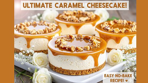 I would eat it 3 times per day! The BEST Caramel mini Cheesecake!