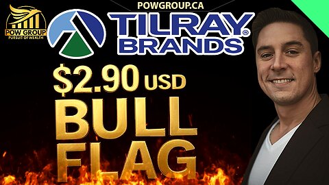 Tilray Brands: $2.90USD Potential TLRY Weekly Bull Flag Target