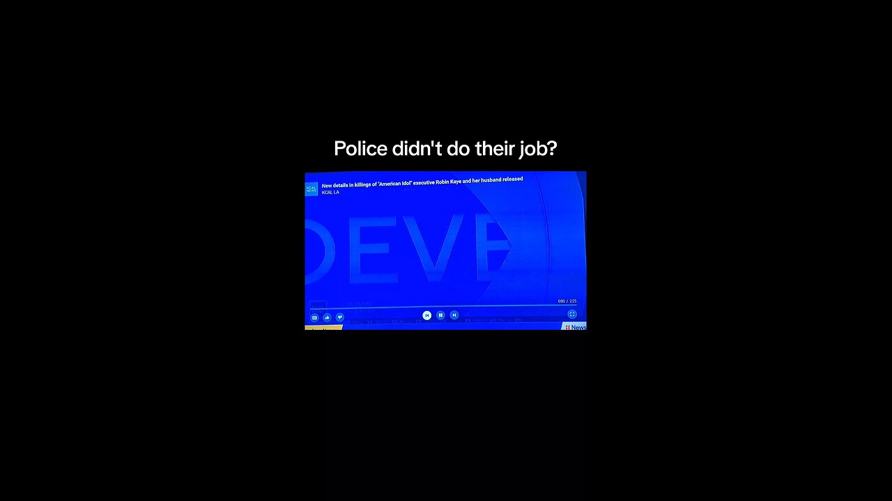 Police officers didn't?