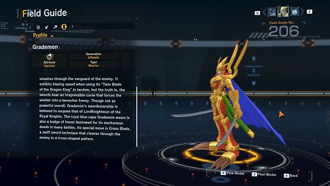 grademon all digivolution/de-digivolution/profile Digimon Story Time Stranger