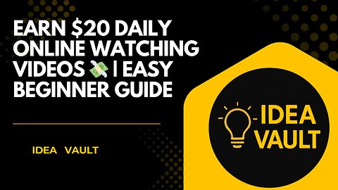 Earn $20 Daily Online Watching Videos 💸 | Easy Beginner Guide