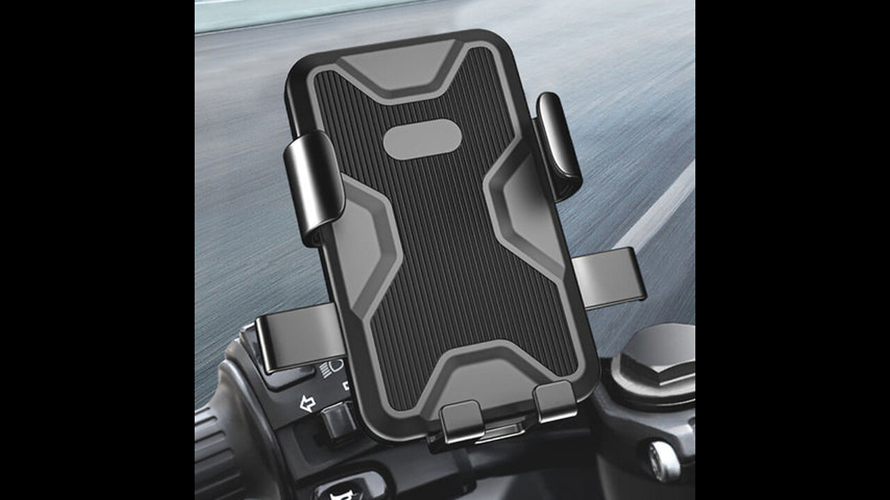 Bicycle Shockproof Gravity Lock Phone Holder