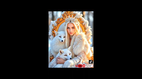 Queen and the foxes 😍