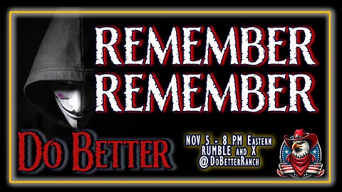 NOV5 - Remember Remember