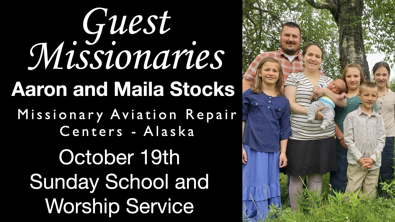 2025-10-19 - What Are We Saving Our Lives For? - Missionary Aaron Stocks