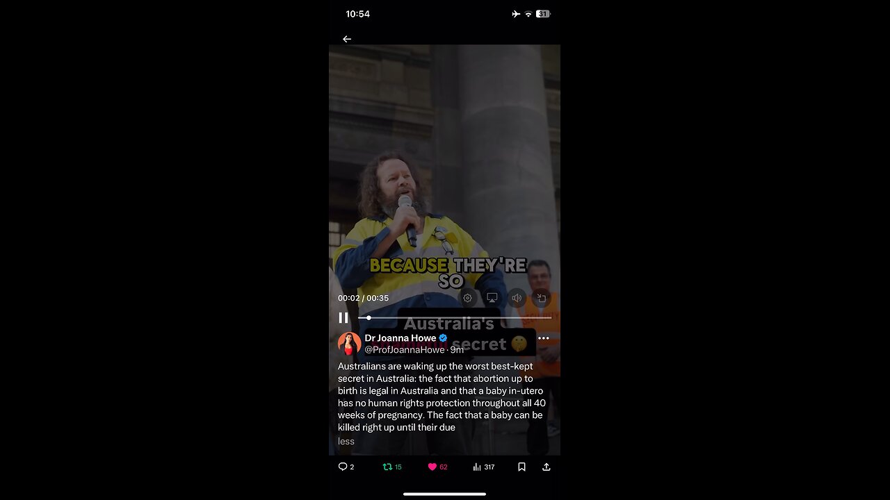 Dr Joanna Howe : full term abortion