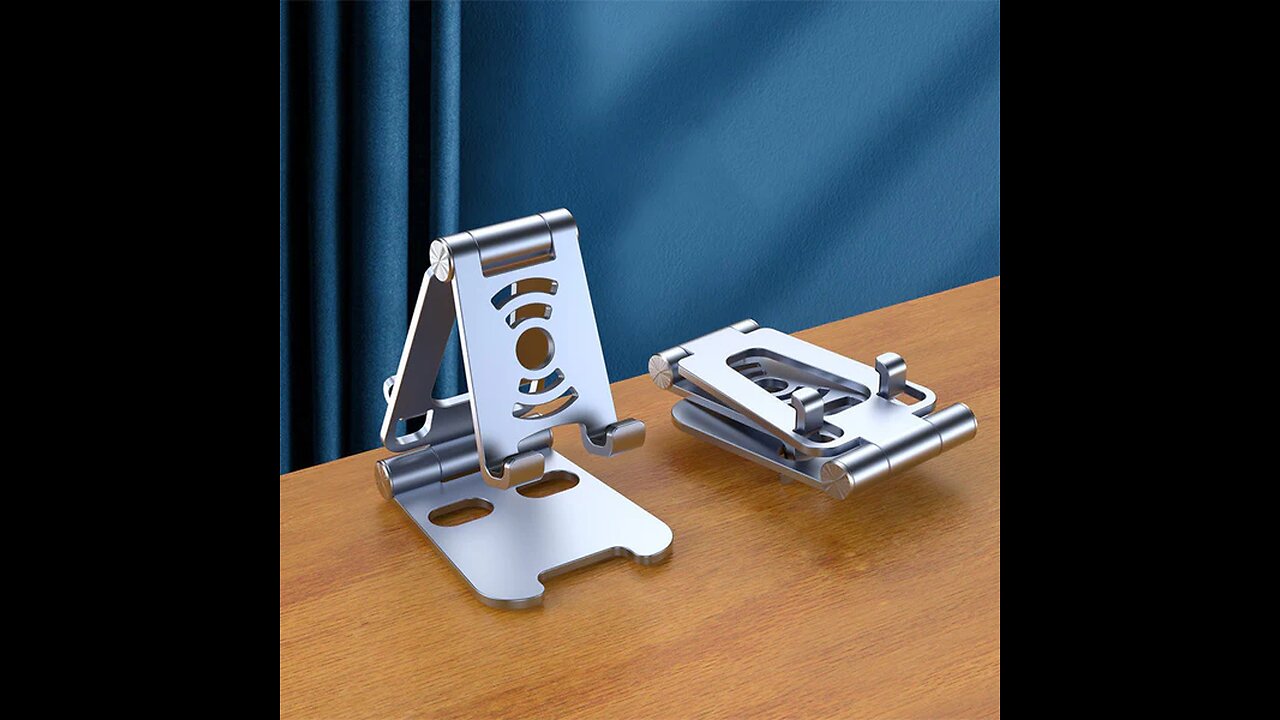 2-in-1 Adjustable Foldable Phone_Tablet Stand, for Home, Office, Kitchen, Bedroom