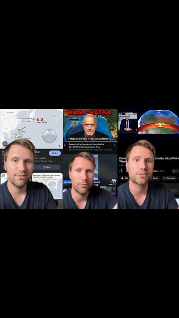 Earthquake in Kamchatka, 30.07.2025