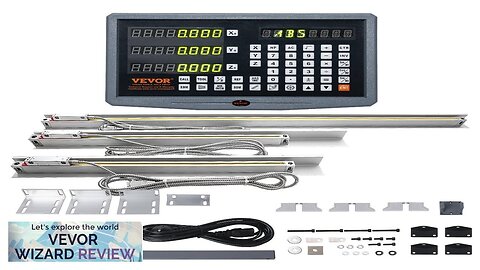 VEVOR Digital Readout 16'' & 18'' & 38'' Linear Scale 3 Axis Review