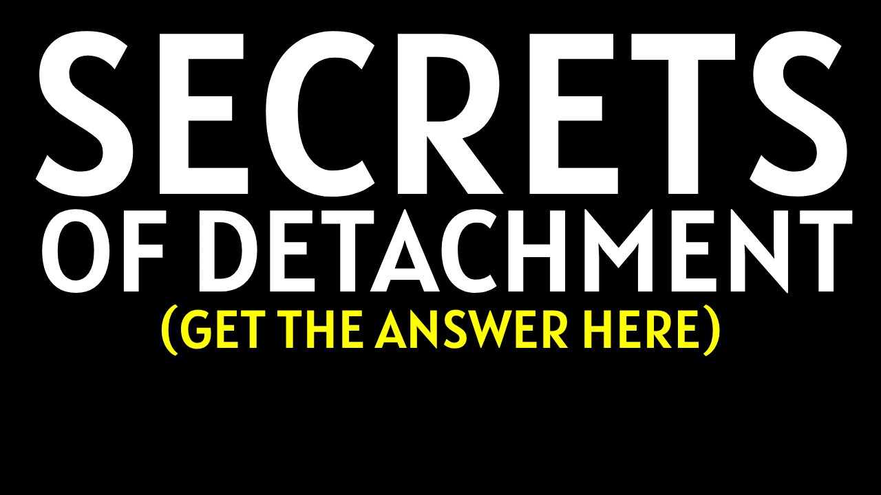 🚨👇 Break Free from Pain! FREE Audiobook Secrets of Detachment!