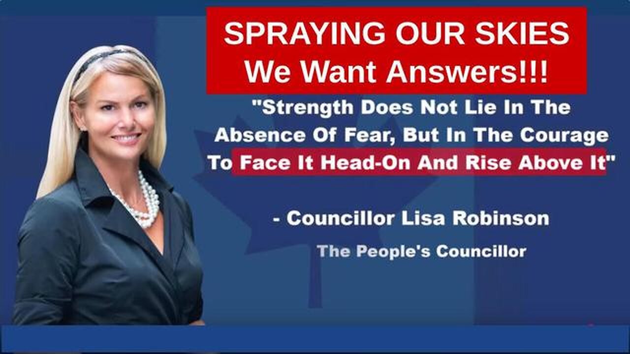 What Are They Spraying Over Our Skies? Canada Deserves the Truth
