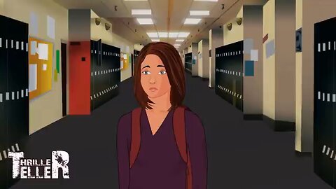 Walking Alone from School Horor Story - Animation Horor story