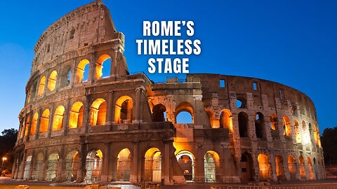 Rome’s Timeless Stage Colosseum #rome #ancienthistory #travelmusic