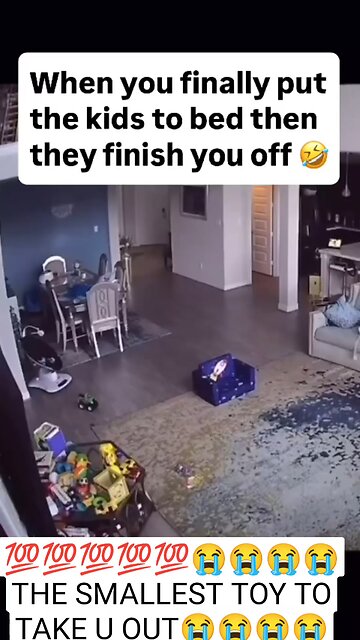 dad celebrates once kids are sleeping