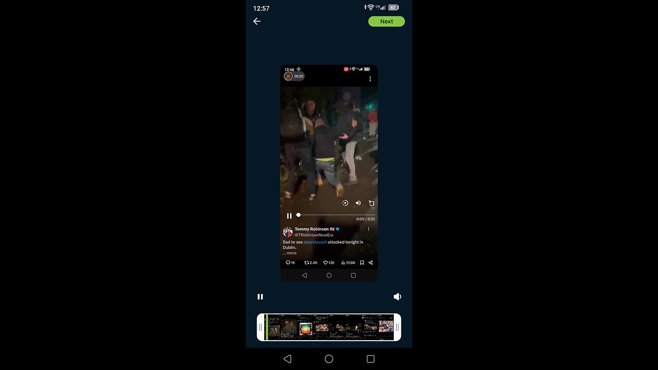 Sad to see @ezralevant attacked tonight in Dublin. He flew in to show his support following the rap