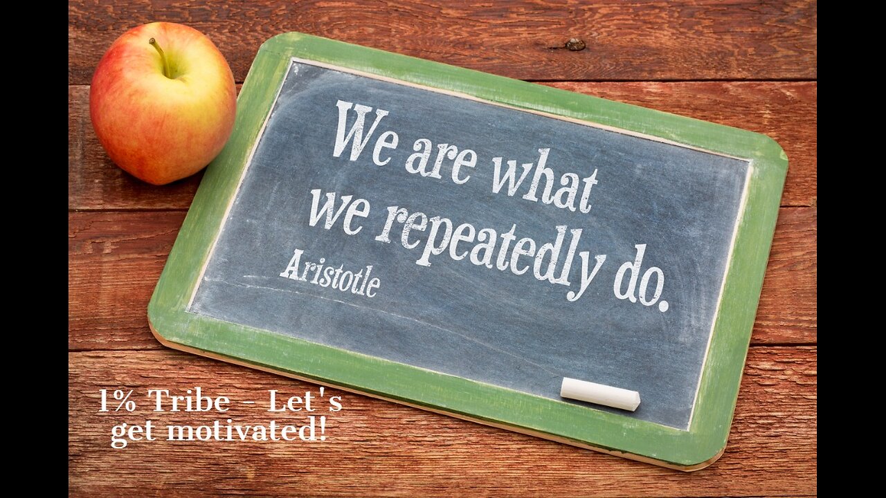 1% Tribe - Motivation Night! Great quotes that can put you on the right path!