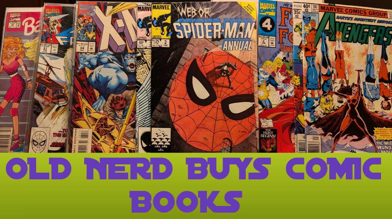 OLD NERD BUYS COMIC BOOKS