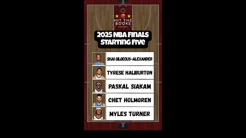 The NBA Finals are tied 1-1👀 Here is our 2025 NBA Finals Starting Lineup🔥