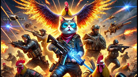 Who will win the ultimate battle: Cats or Roosters?