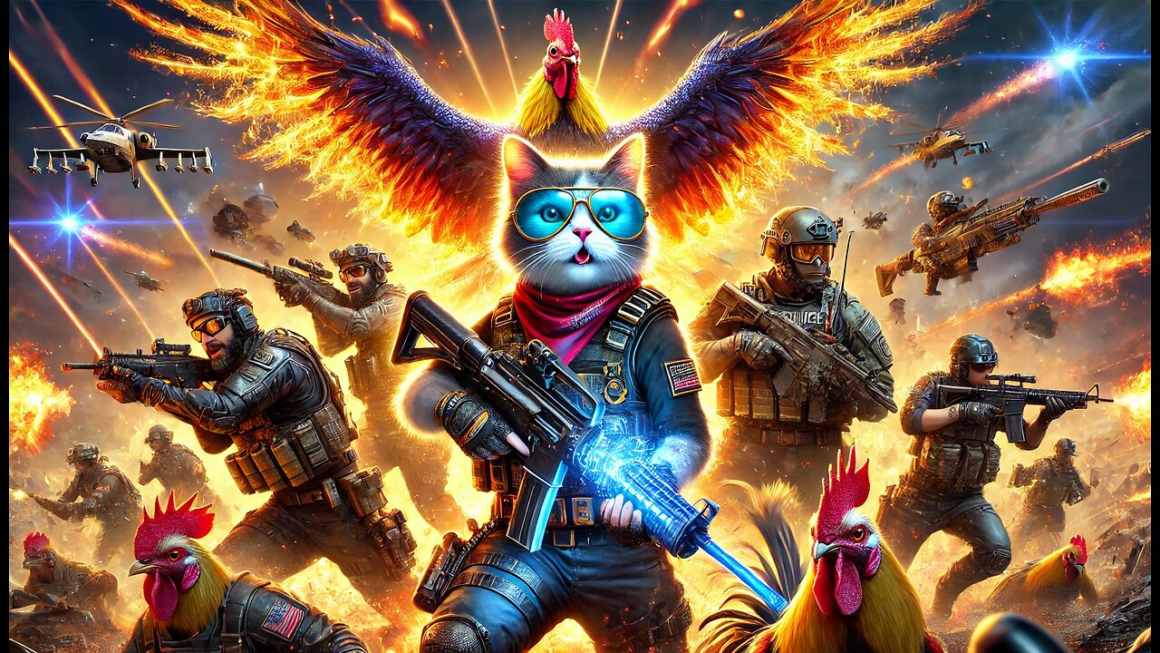 Who will win the ultimate battle: Cats or Roosters?