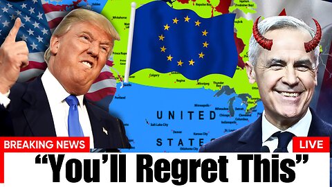 NEW: Trump RAGES at Carney - Canada BEGS to join EU!! (Foreign Interference)