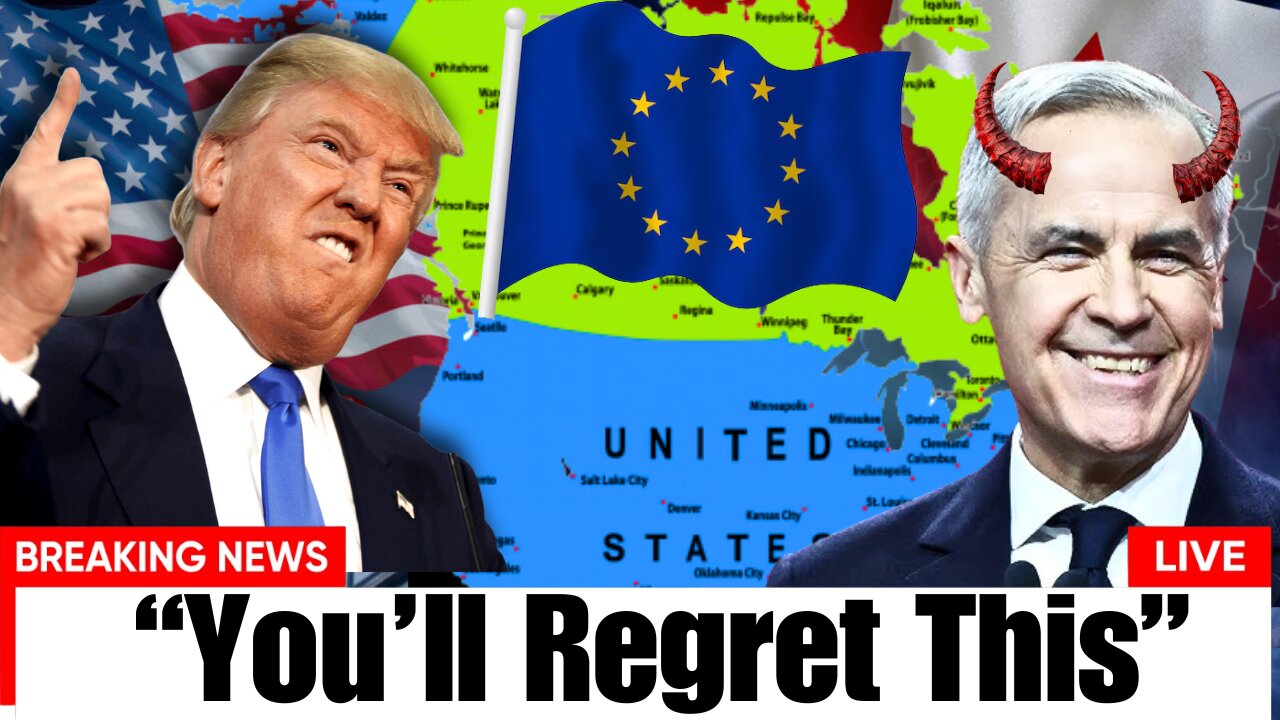 NEW: Trump RAGES at Carney - Canada BEGS to join EU!! (Foreign Interference)