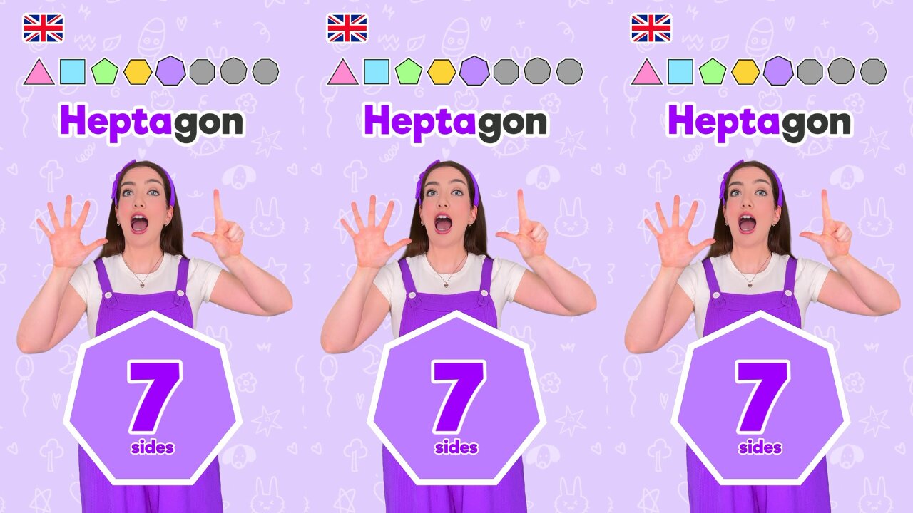 Learn Shapes for Kids | Shape Names in English 3 #kids #beginner #education #preschool #geometry