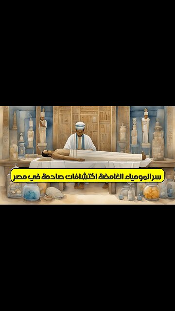 سر المومياء الغامضة: اكتشافات صادمة في مصر! #مصر #مومياوات #غموض