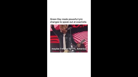 Green Day changes lyrics