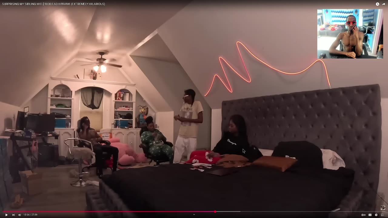 Binks & Takeeya SURPRISING MY SIBLING WIT $1000 EACH PRANK REACTION