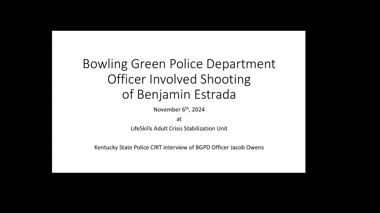 KSP CIRT interview of BGPD Officer Jacob Owens