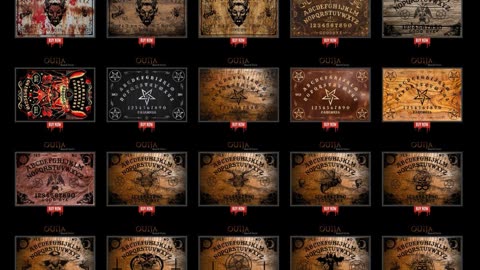 Ouija Boards at QuittingHeaven.com 100 Designs to Choose From Link Below