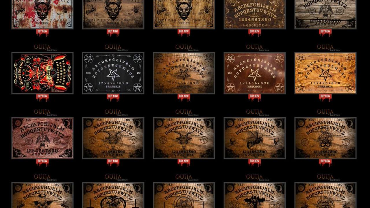 Ouija Boards at QuittingHeaven.com 100 Designs to Choose From Link Below