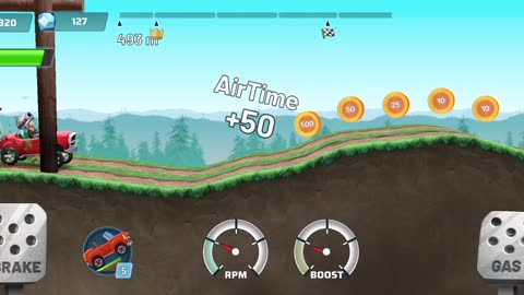 Mountain climb jump copy of hill climb game