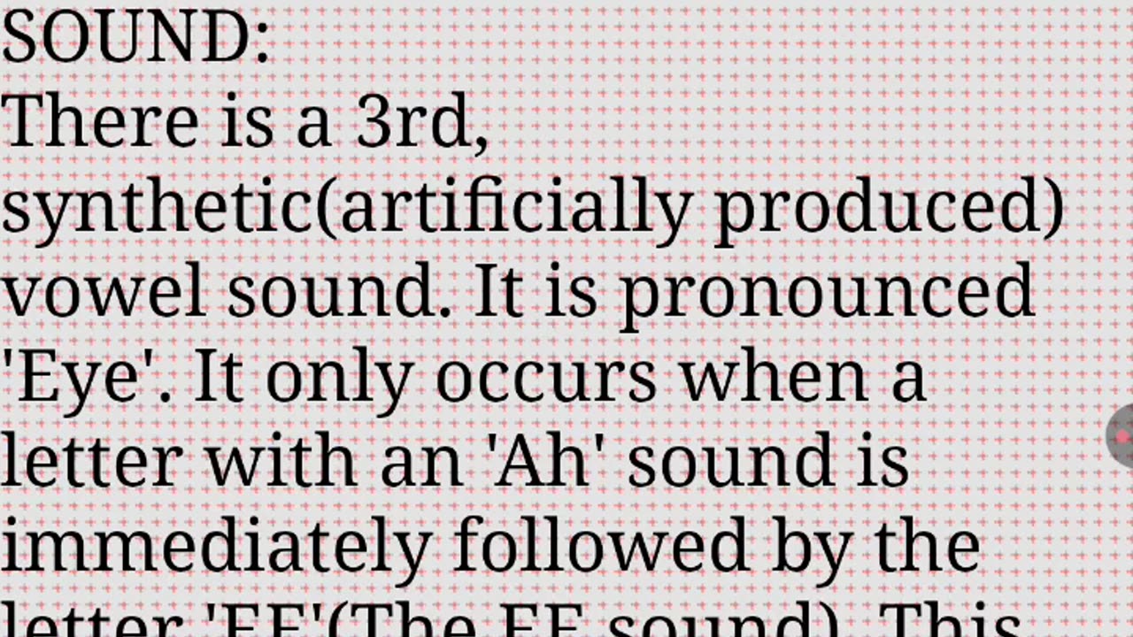 HOW THE LETTERS OF THE LASHAWAN QWADAWSH ARE PRONOUNCED !!