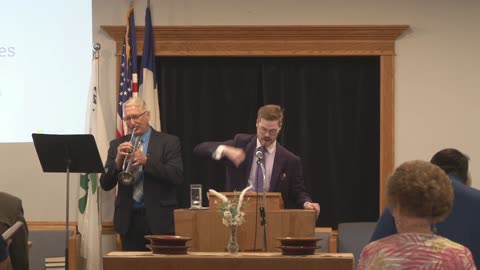 Sunday School. Pastor Troyer; Daniel Serves Faithfully