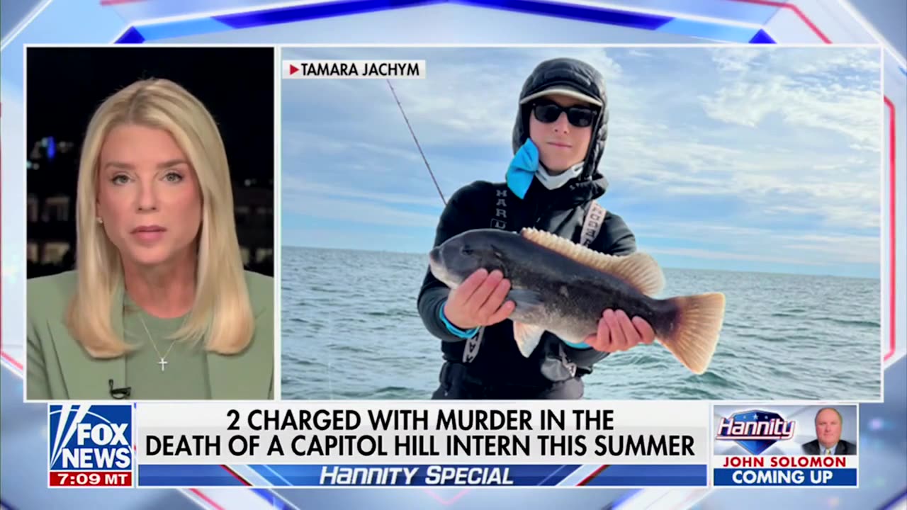 Pam Bondi Shares Update On DC Intern Murder