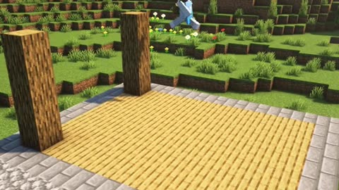 Minecraft starter house