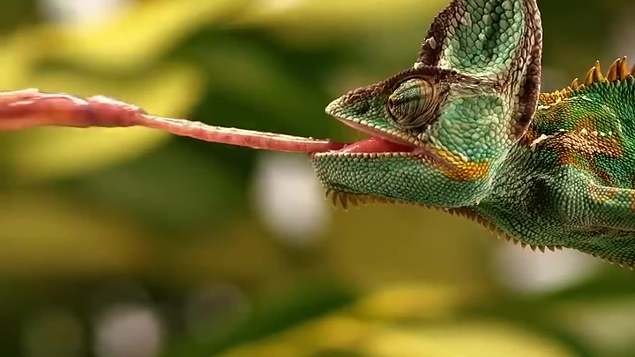Chameleon Tongues Are faster than a race car
