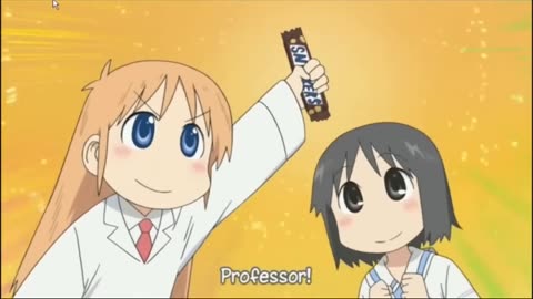 Nichijou Snickers Ad - 1 Hour
