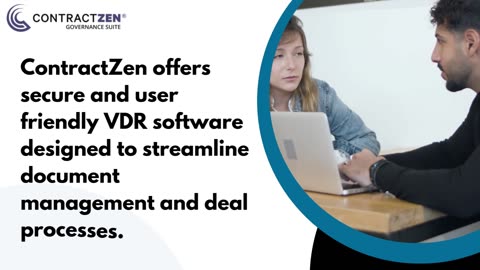 Secure & Smart Virtual Data Room Software (VDR Software) by ContractZen